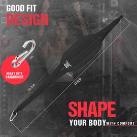 Straps - Home Gym Exerciser Six Pack - Double Strap Support & Stitching, Ripstop Fabric, Longer Arm Padding & Thicker Fitness Equipment for Men & Women