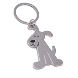 ARFUKA Dog Pendant Keychain Metal Key Ring Key Chain Gift for Men and Women