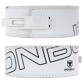 Lever Weightlifting Belt – 10mm Lever Belt for Squats & deadlift – Lever Lifting Belt for Men & Women - Lower Back Support Belt for Weight Lifting, Gym, Fitness & Weight Training (Black, Large)