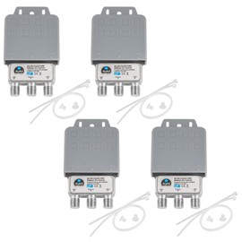 DiseqC Switch SE Switch 2/1 with Weather Protection Housing HB-DIGITAL 2X SAT LNB 1 x Subscriber/Receiver for Full HDTV 3D 4K UHD 4 x 4 x DiseqC