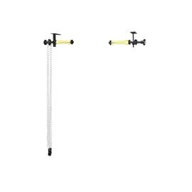 TENBEST Photography Backdrop Roller Support System,1 Roller with Metal Chain, Wall/Celing/Light Stand Backdrop Mount, Background Support