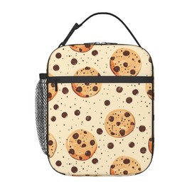 VANZEV Cookie Food Lunch Box for Women Men, Insulated Lunch Box Reusable Portable Lunch Bag Cooler Tote Waterproof Lunch Container for Office Picnic Work Travel