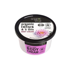 Natura Siberica Organic Shop Indian Lotus & 5 Oils Body Cream 250 ml