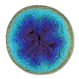 Frida's Wollhaus Scheepjes 215 g Whirl Bobbel Gradient Yarn Crochet Knitting 38 Colours (769 | Blackberry Mint Chip)