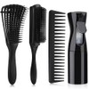 Juego de Cepillos para Desenredar el Cabello,4 Cepillos para Cabello