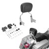 Detachable Sissy Bar Passenger Backrest with 4-Point Docking Hardware Kit