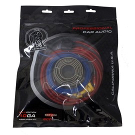 Bullz Audio BGE10RP 10 Gauge Car Power Amplifier/Amp Installation Wiring Kit
