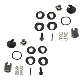 Locking Vent Window Handle Chrome Pair Set Compatible with Chevy GMC Blazer Jimmy Suburban