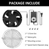 172mm DC 17251 Axial Ventilation Fan (3500RPM) - High-Speed Dual