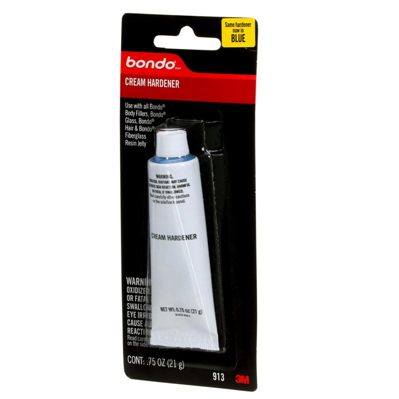 Bondo Red Cream Hardener – 0.75 oz Tubes, Color-Changing Indicator