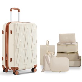 Carry on Luggage 20inch Airline Approved, 20 Inch Hardside Suitcase with Wheels TSA Lock, PC+ABS Lightweight Carry on Suitcases for Women