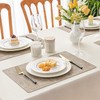 Romanstile Vinyl Placemats Set of 6-12 X 18 Inch -