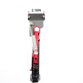Scooter Stand - Including bracket hole 2.16in Adjustable Kickstand Foot Support for 10" 11" 13" Dual Motor Scooters, Heavy Duty Aluminum Alloy Replacement Parts for Electric Scooter Accessories