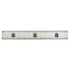 'Cool Raccoon' 30cm (12 Inch) White Plastic Ruler (RL00087324)