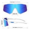 YAMAZI Cycling Sunglasses for Men Women Sports Sunglass Polarized UV