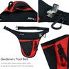 KUNN Garden Tool Belt,Durable Adjustable Tool Belt Waist Pouch with