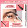 2in1 Augenbrauenstift mit Gel, Microblading pen & wasserfester brow pencil
