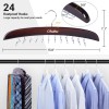 Ohuhu Tie Organizer, Ohuhu 24 Hook Tie Hanger Rack for