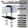 AUTMATCH Hitch Tightener Anti Rattle Stabilizer - Heavy Duty Hitch