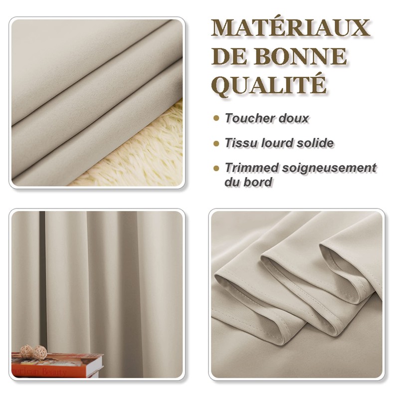 PONY DANCE Blackout Small Window Curtains - Thermal Insulated Curtains