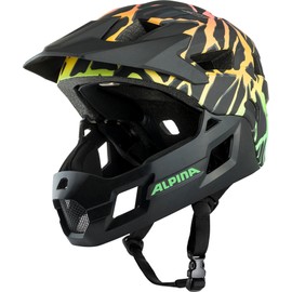 Alpina RUPI Unisex Youth Cycling Helmet Fading Neon Matt 50-55