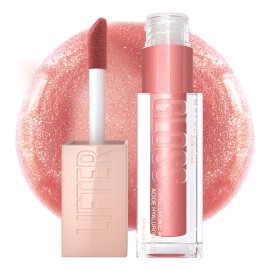Maybelline Gloss hidratante para labios Lifter Gloss Tono 003 Moon, 5.4ml - Brillo de labios de larga duración, formulado con Ácido Hialurónico, sin sensación pegajosa