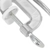 Meat Grinder Small Aluminum Alloy Composite Wood Incisive Blade Silver