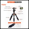 Fot☘ Mini Tripod Carbon Fiber Tripod Ball Head with Quick
