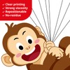 DECOWALL SG-2202 Balloons Monkey Wall Stickers Cartoon Monkeys Decals for