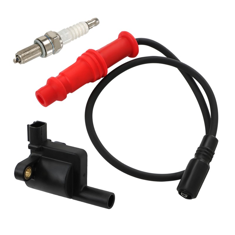 Silscvtt Ignition coil and Wire Cap Spark plug Replacement for