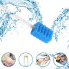 Disposable Oral Care Swabs Tooth Cleaning Mouth Swabs (50 Blue)
