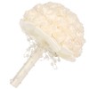 Delicate Bridal Buequet Crystal Artificial Pearl Holding Flowers Wedding Decor