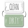 Double-Sided Dishwasher Magnet Clean Dirty Sign, Clean and Dirty Magnet