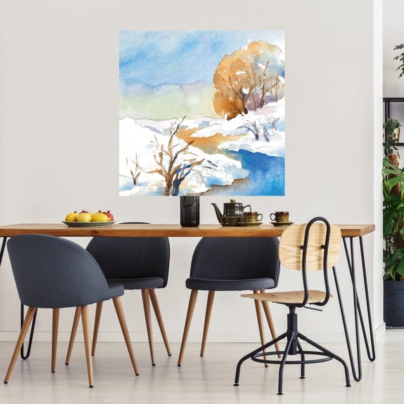 Fine Art Canvas Snowy Serenity II Canvas Wall Decor by