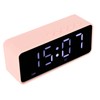 Alarm Clock Bluetooth Speaker Distortion Free USB Charging Mirror Display
