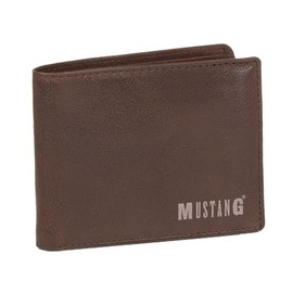 MUSTANG Fresno Leather Wallet Brown, brown, Classic