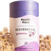 Resveratrol Antioxidante 180 Gomitas para Adulto Sin Azúcar Health Hack