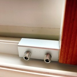 Window Sash Security Lock, Balcony Window Opening Prevention Stopper 2-Hole 3ea