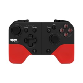 topp Gaming Medusa Smartphone Controller with up to 8 Hours Running Time and Individually Adjustable Button Assignment - iOS, Android, Windows Support - Red/Black