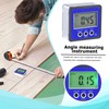 Horizontal Angle Meter Digital Protractor Inclinometer Electronic Level Box Magnetic
