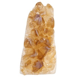 mookaitedecor 51-100g Mini Natural Citrine Crystal Cluster Citrine Stone Ornament Self-Standing Yellow Quartz Stone Feng Shui Ornament, Raw Healing Crystal Gift Rocks and Minerals Specimen