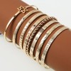 Gold Bangles Bracelet Set for Women Boho Stackable Bracelets Multi