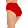 Micosuza Women's Swim Bottom High Waist Retro Basic Full Coverage
