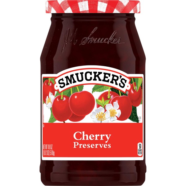 Smucker's Cherry Preserves, 18 Ounce (Pack of 6)