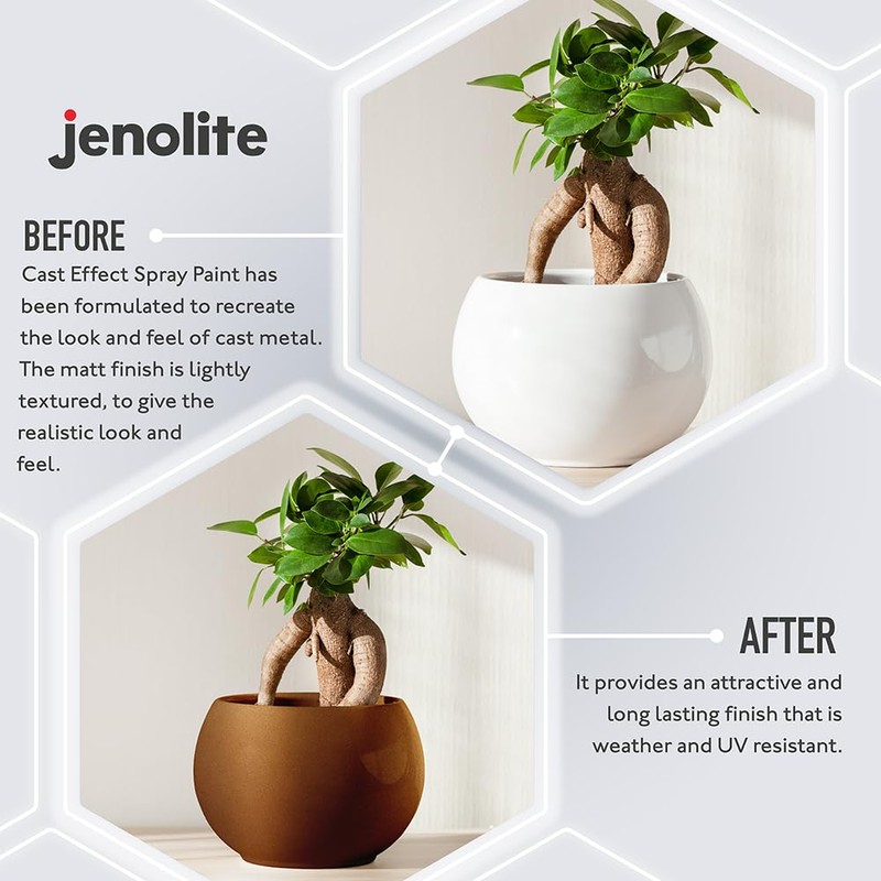 JENOLITE Cast Effect Spray Paint | BRONZE | Creates Look