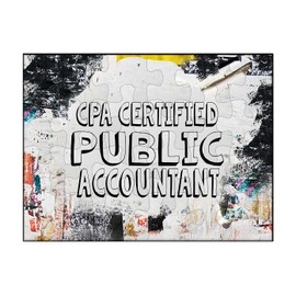 Makoroni - CPA Certified Public Accountant - Jigsaw Puzzle 30 pcs, DesK20