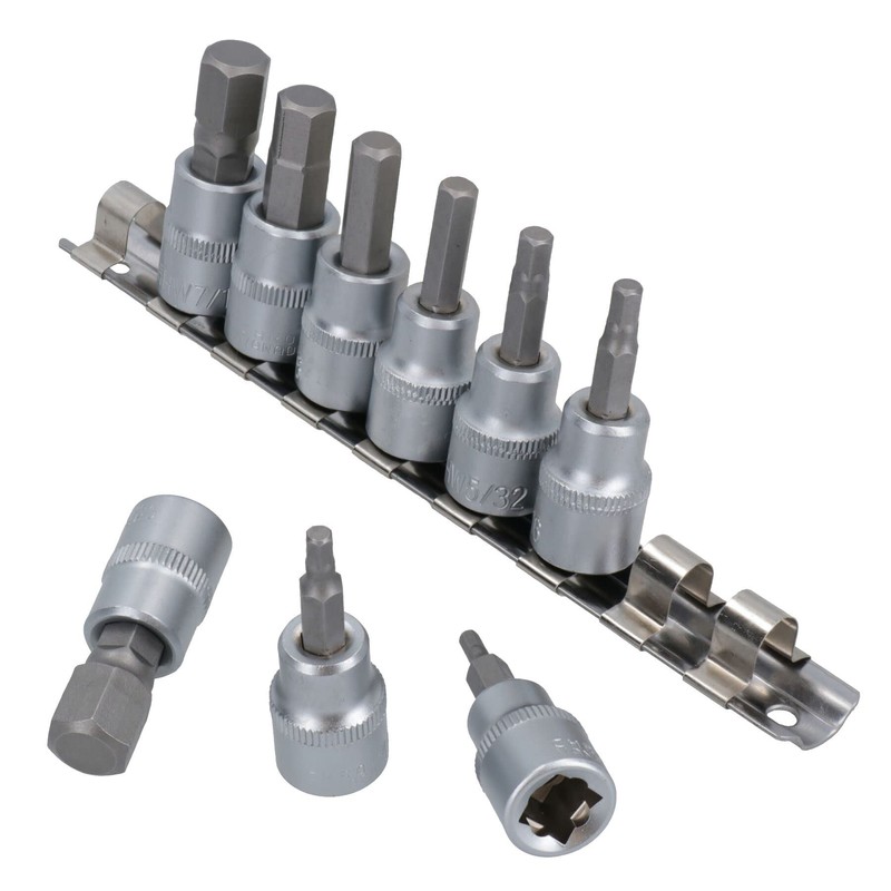 AF Allen/Alan/Allan/Hex Key Socket/Bit Set 3/8inch Drive Imperial TE077