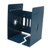 Retractable Book Ends Blue Sturdy Durable High Stability Retractable Elegant