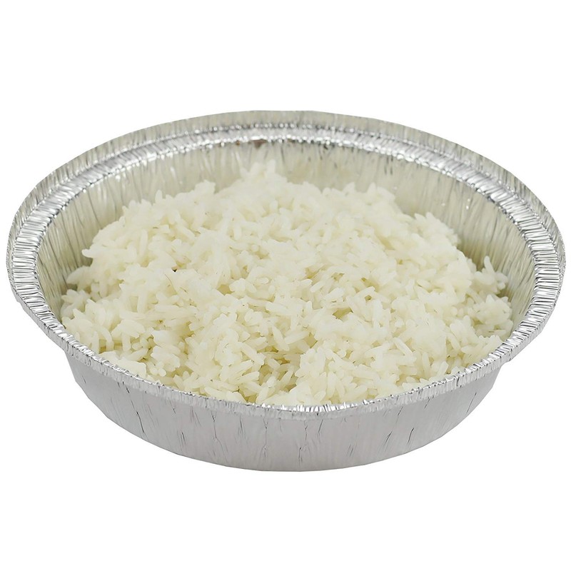 7" Round Aluminum Foil Take-Out Pan 50 Pack -Disposable Tin