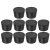 sourcing map Rubber Tapered Plugs 30mm to 37mm Solid Test